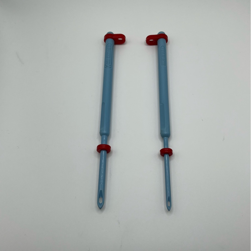 You are buying 2 Sizes of Vintage K-Tel Knitting Tools Plastic